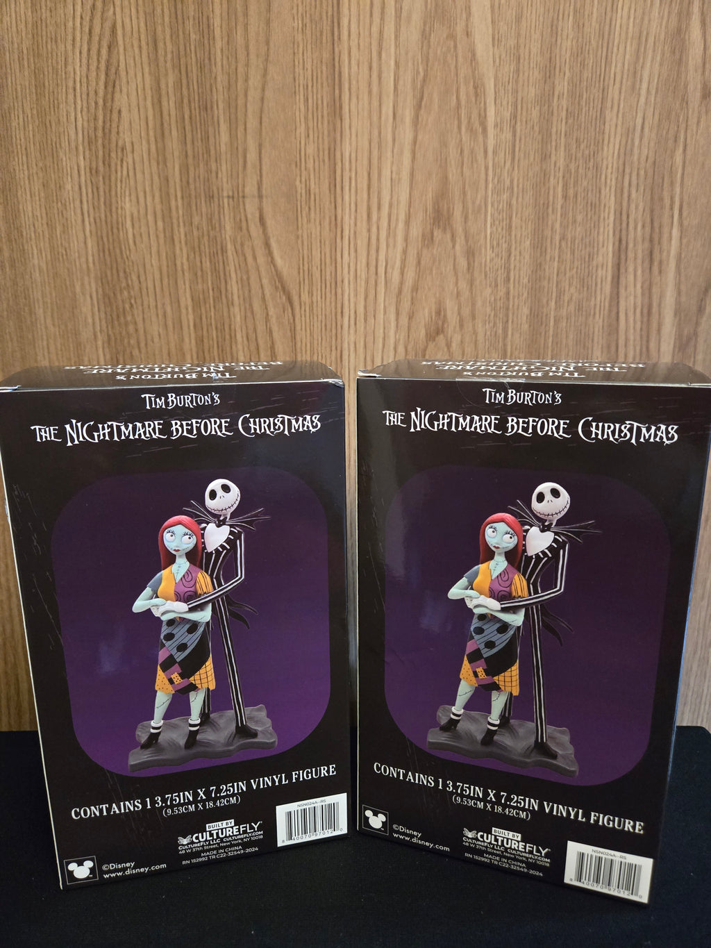 Tim Burton's The Nightmare Before Christmas 7” Jack & Sally Vinyl Figures