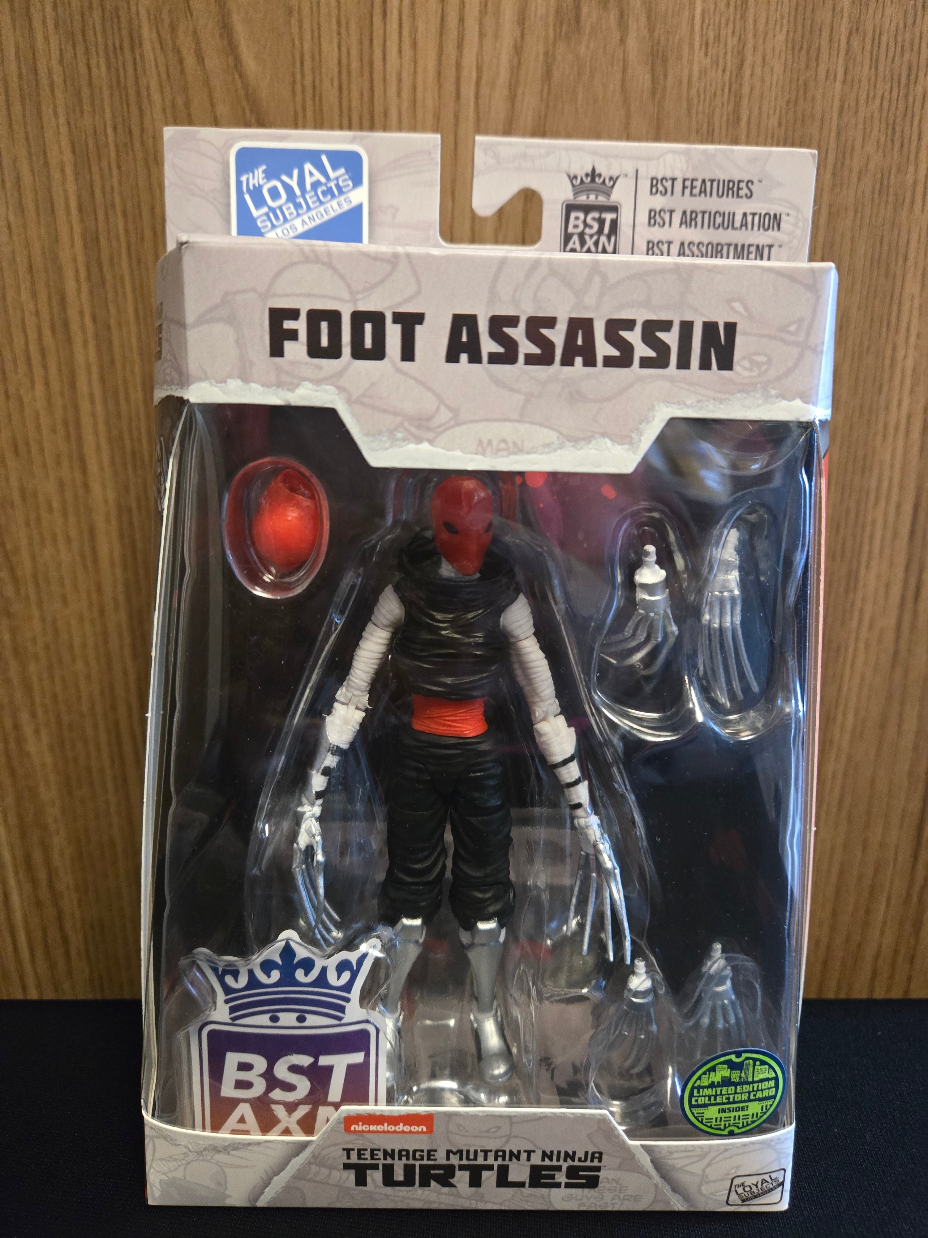 BST AXN Teenage Mutant Ninja Turtles Foot Assassin 2024 IDW Comic 6" Figure New