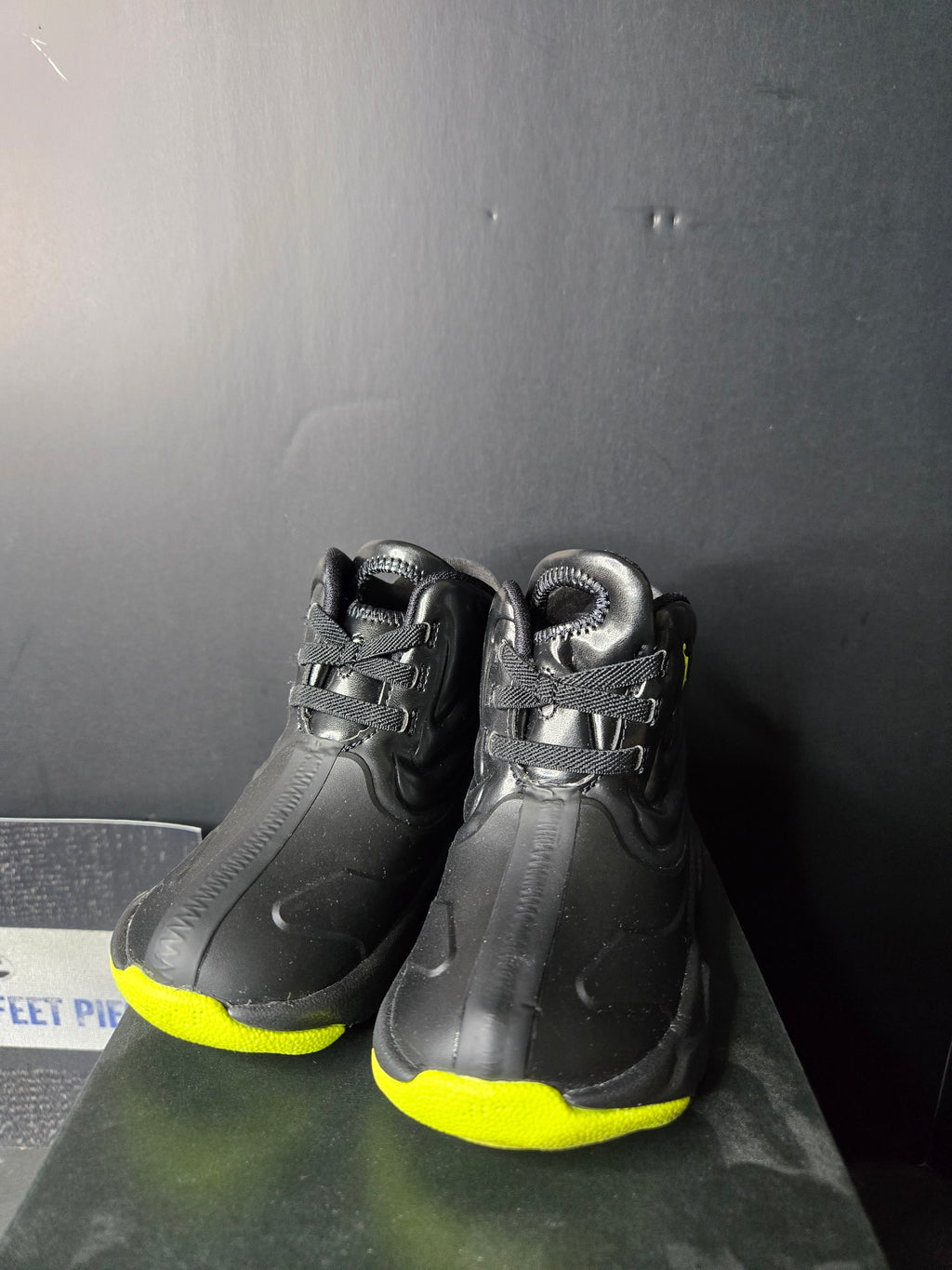 Jordan Drip 23 Toddler Rain Boots Black-Atomic Green Sz 6C