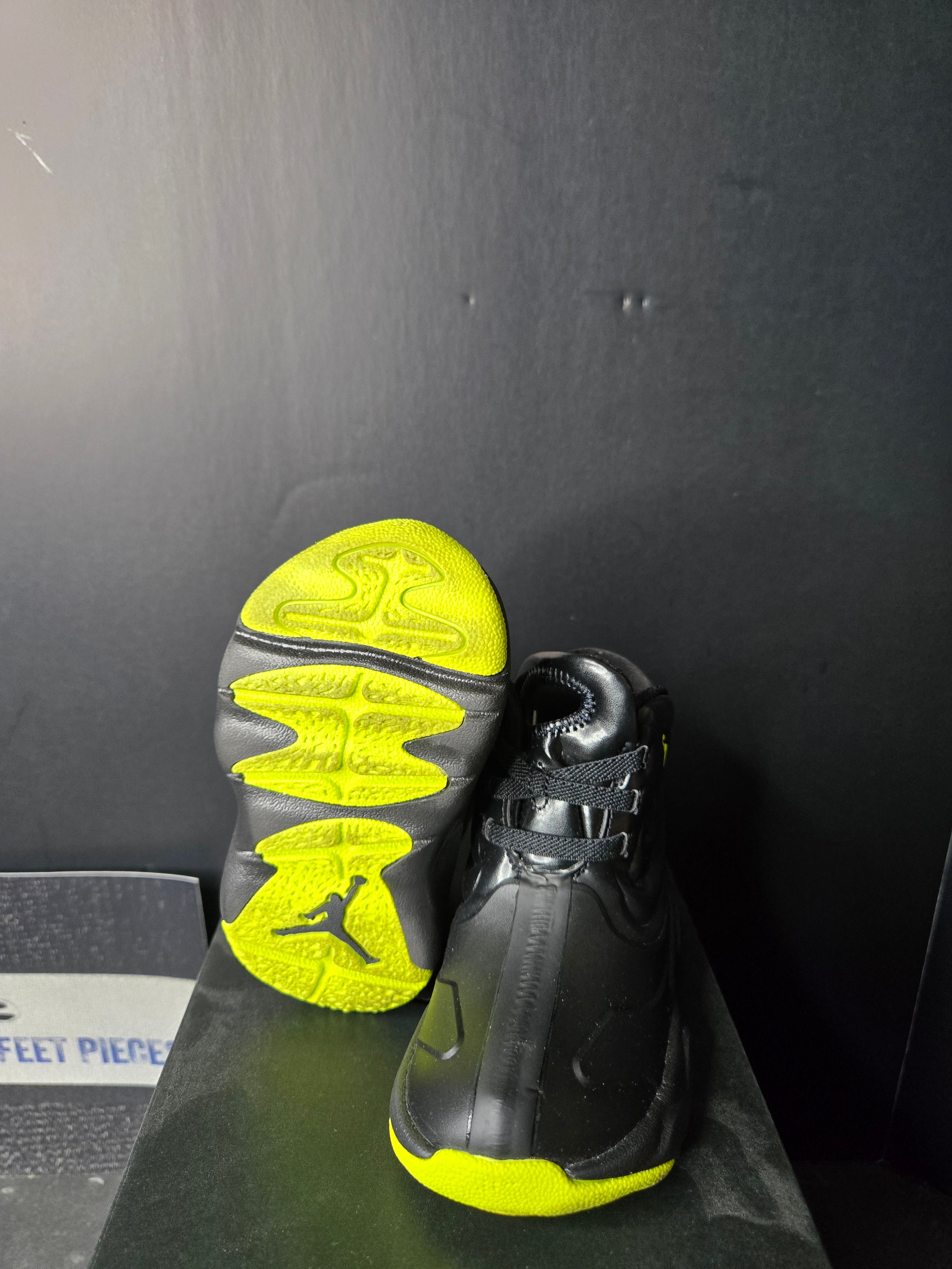 Jordan Drip 23 Toddler Rain Boots Black-Atomic Green Sz 6C