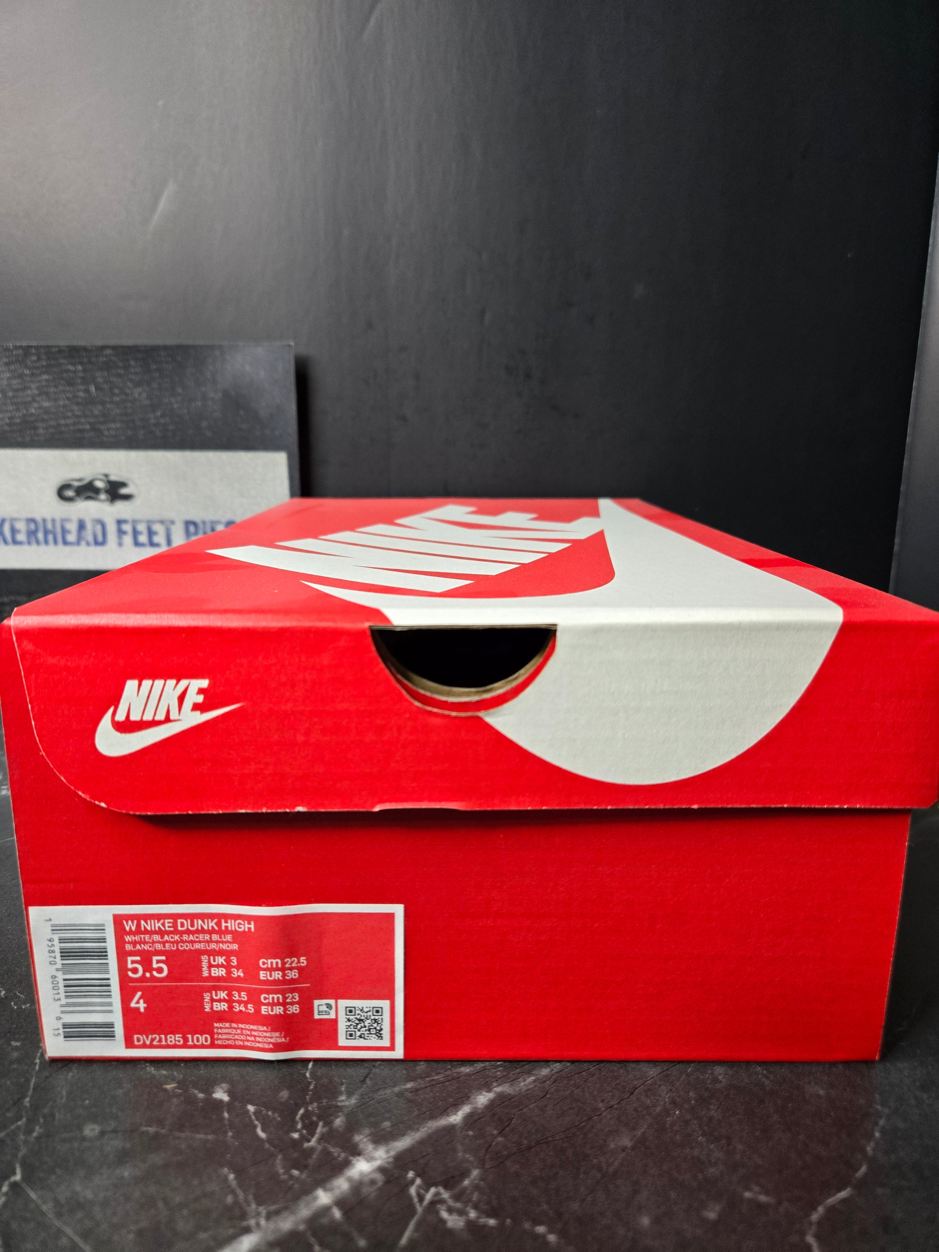 Size 5.5 - Nike Dunk High Blue Satin Women's