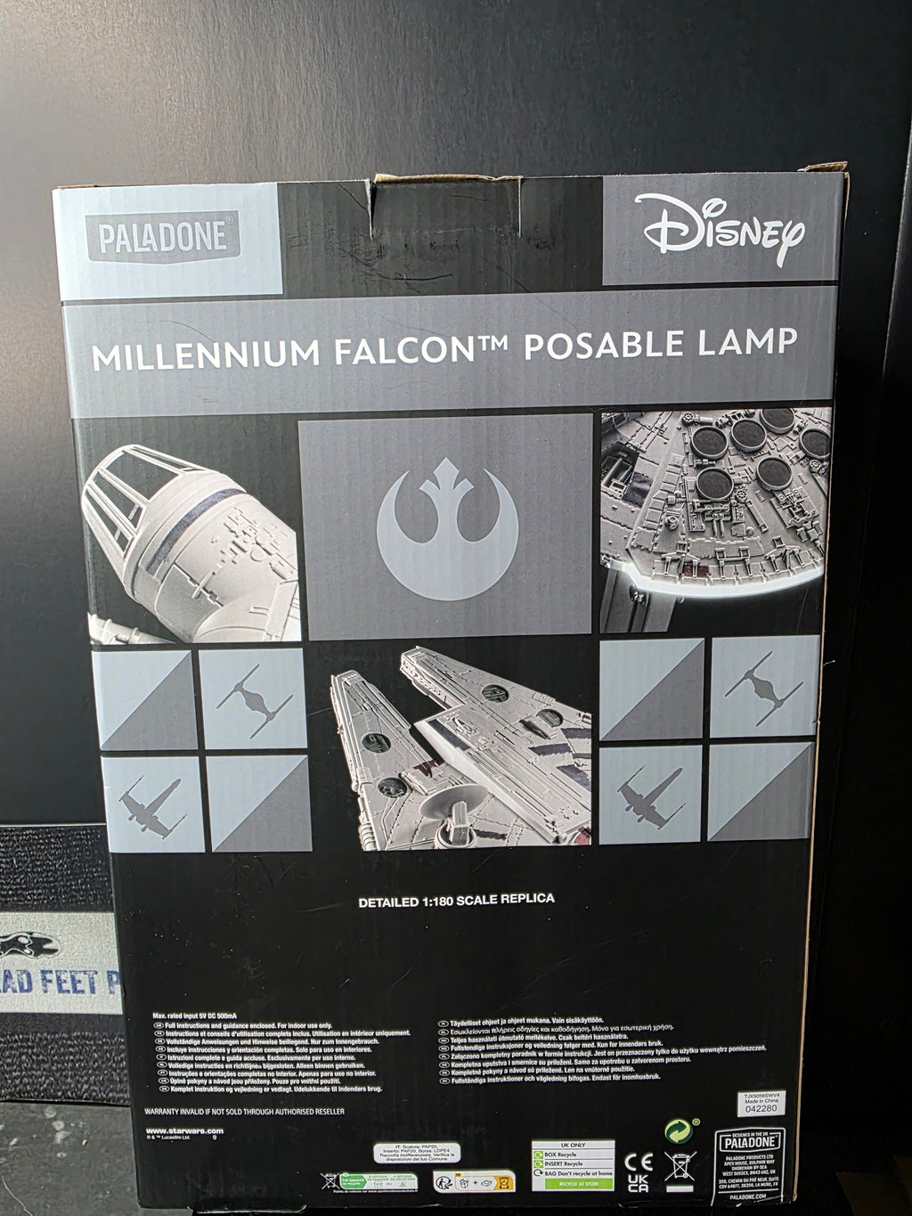 Star Wars Millennium Falcon Posable Lamp USB Desk Light