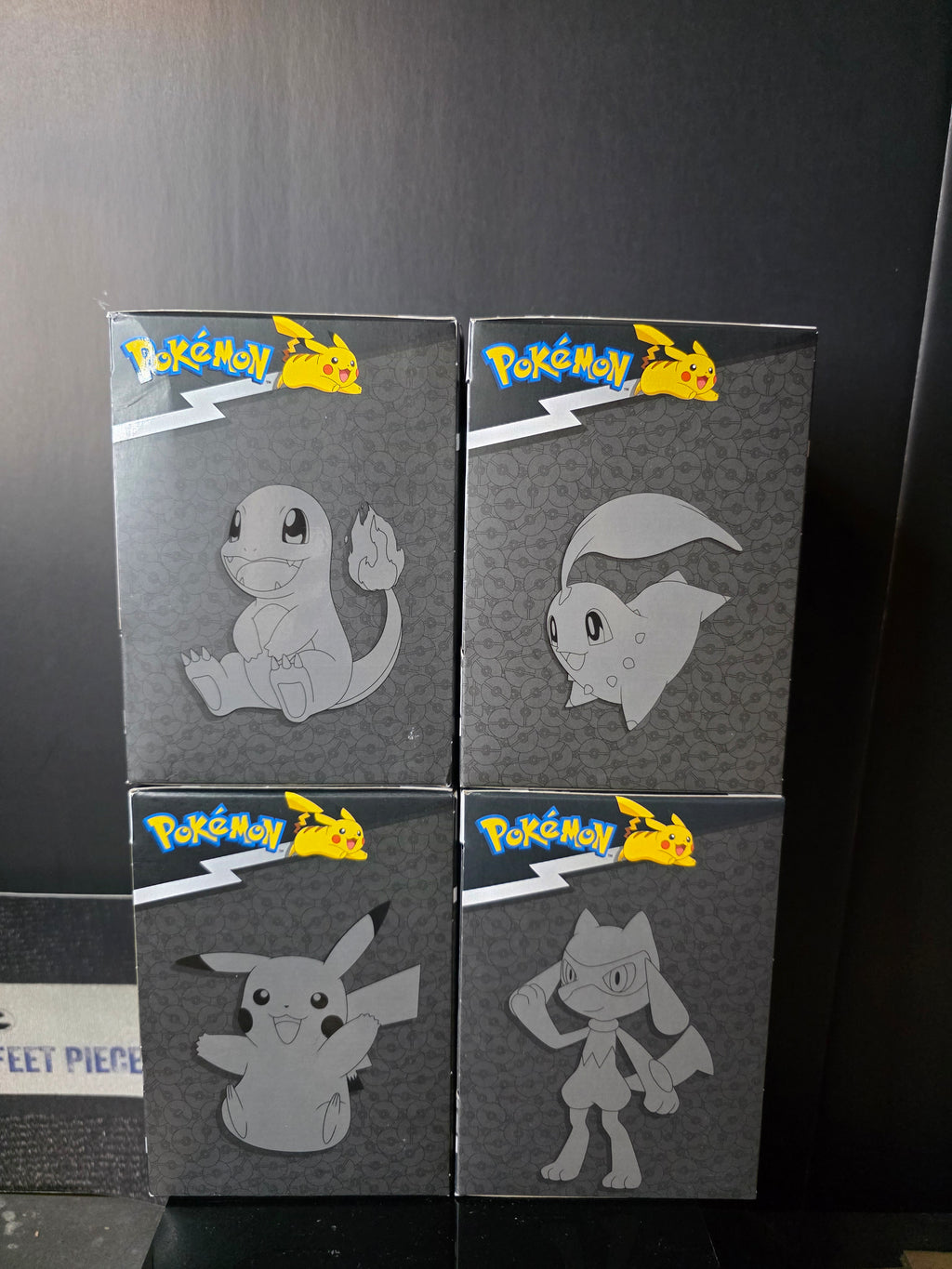 Pokémon Select Series 4 Set Pikachu Charmander Riolu Chikorita Vinyl Figures New