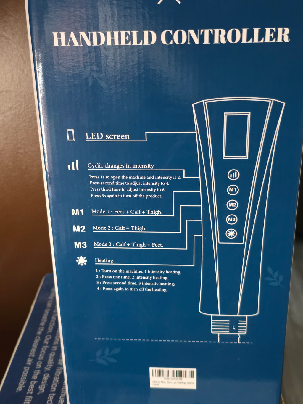 UMARMUNG Air Compression Leg Massager Heat Leg Knee Foot Model UM-05