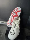 Nike Alpha Menace 3 Shark Football Cleats White Black Red Men's Sz 10 CV0582-103